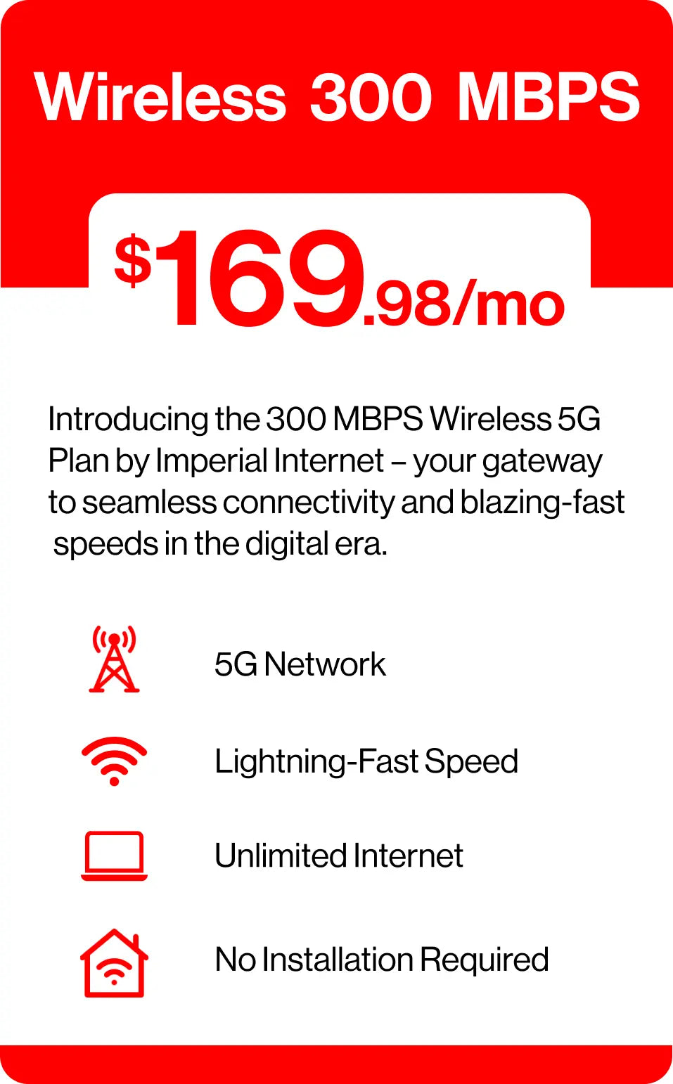 300 MBPS Plan - Imperial Internet